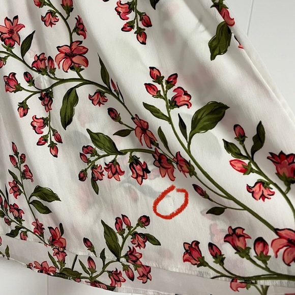 Ann Taylor Floral High Neck Top - Picture 3 of 7